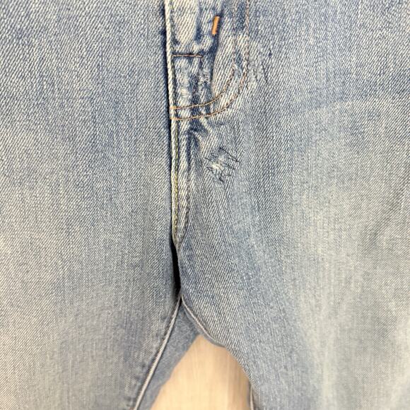 Levi's 701 Jeans Womens 26 Selvedge Big Hidden Rivets Light Wash Denim - Picture 5 of 16
